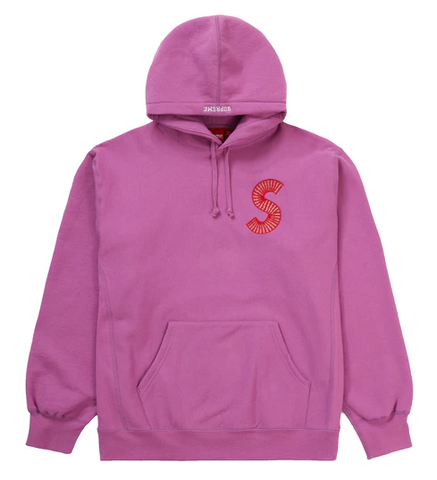 Supreme S Logo Hooded Sweatshirt (FW20) Bright Purple